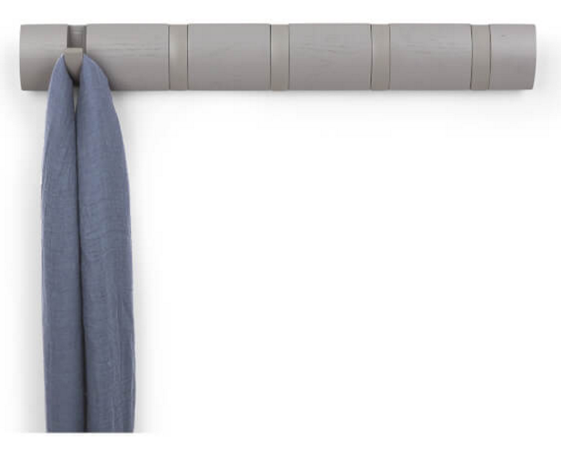 Umbra Flip 5 Coat Hooks Grey Homeware TheHut.com