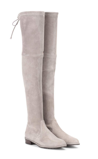 Lowland Skimmer suede over-the-knee boots